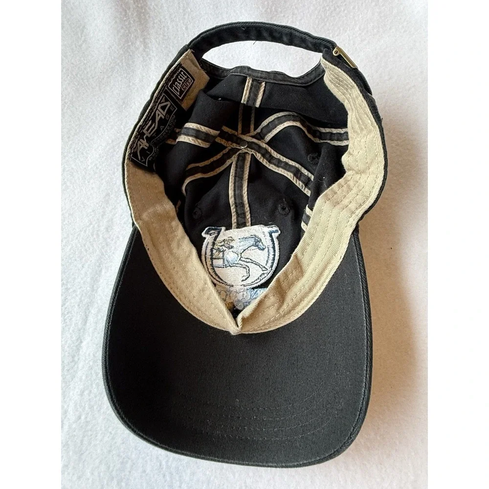Kentucky Derby 123 Hat Ahead Vintage Classic Cut Strapback Horse Racing Cap